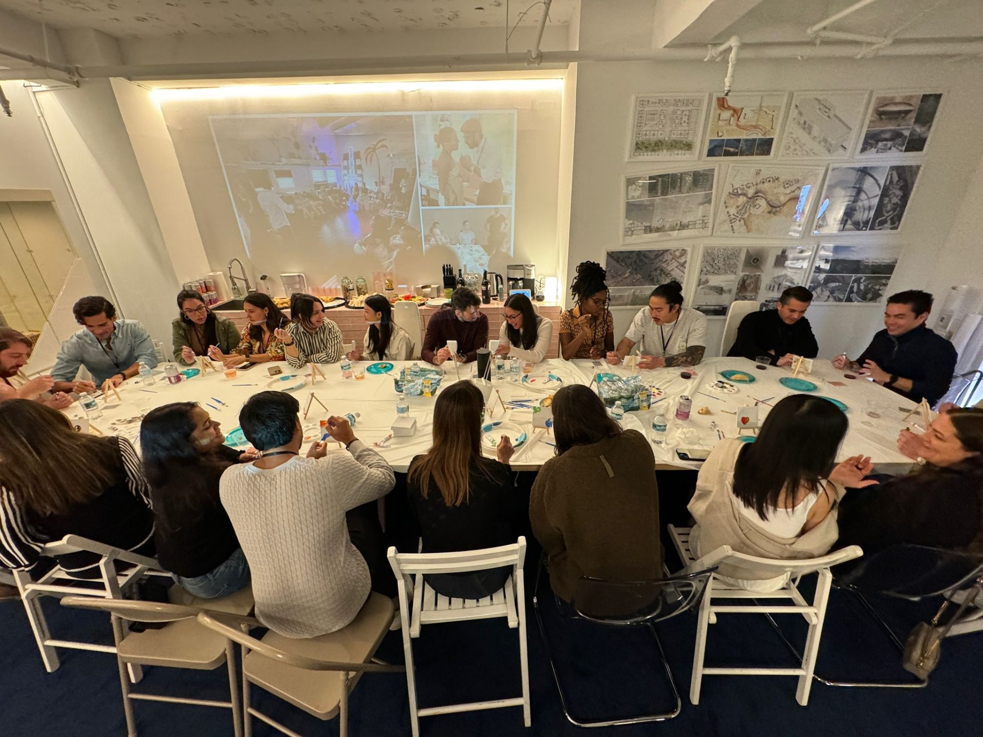 Community painting workshop